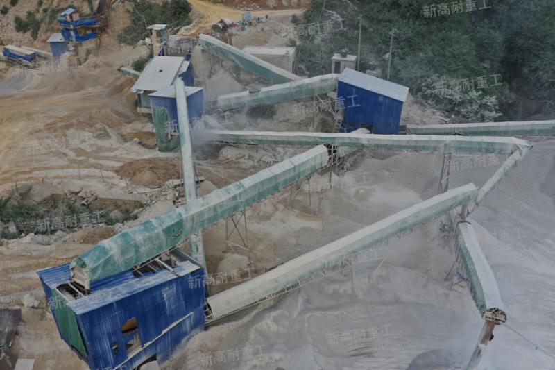 #新高耐重工#云南文山廣南縣石料廠時產350噸生產線