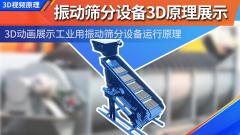 3D動畫展示工業用振動篩分設備運行原理