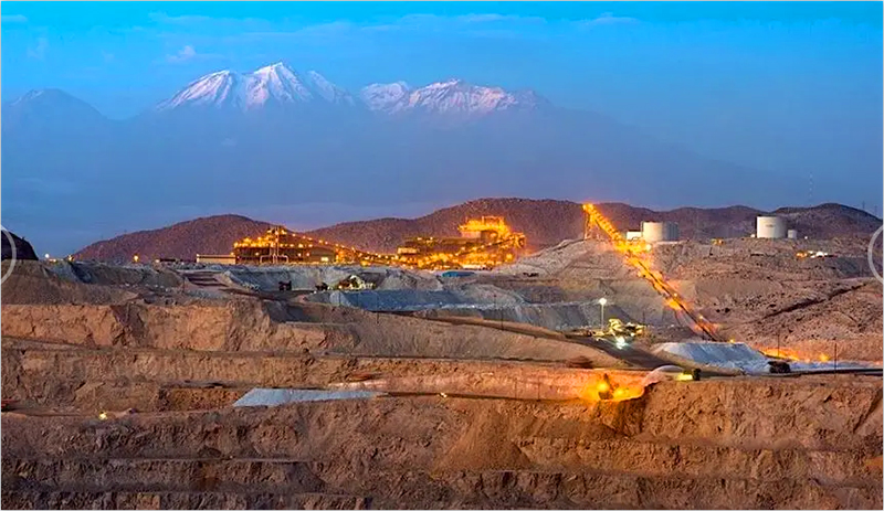 生产中的秘鲁铜矿