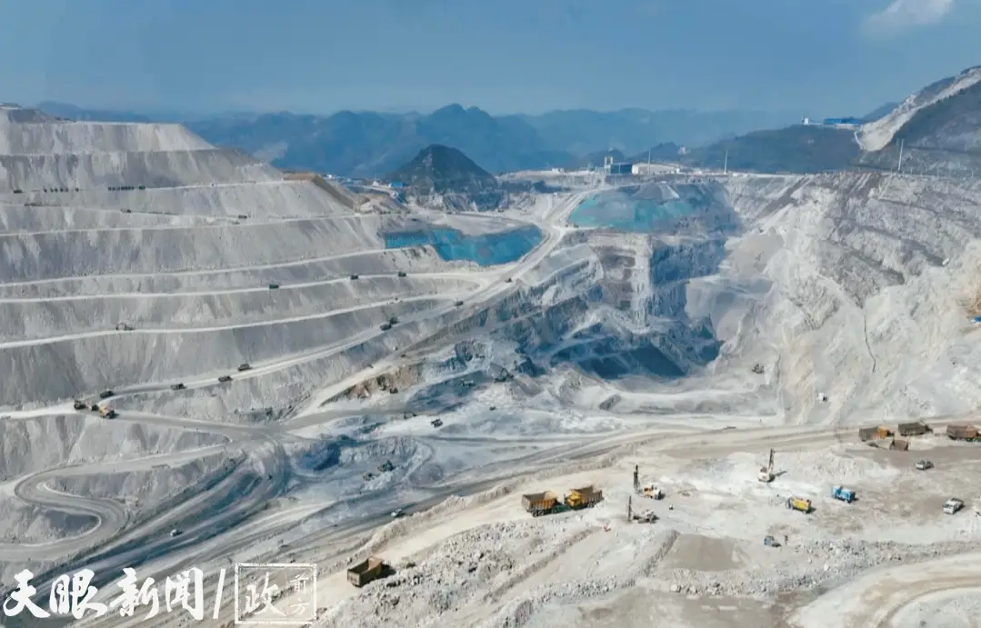 瓮福磷矿白岩矿区穿岩洞矿段年产优质磷矿石超360万吨
