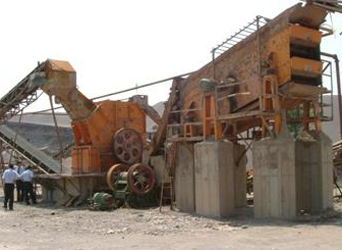 鼎盛XPCF高产细碎机作业于国外石料生产线