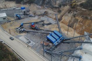 #新高耐重工承建#河南平顶山石龙区时产500吨砂石料生产线