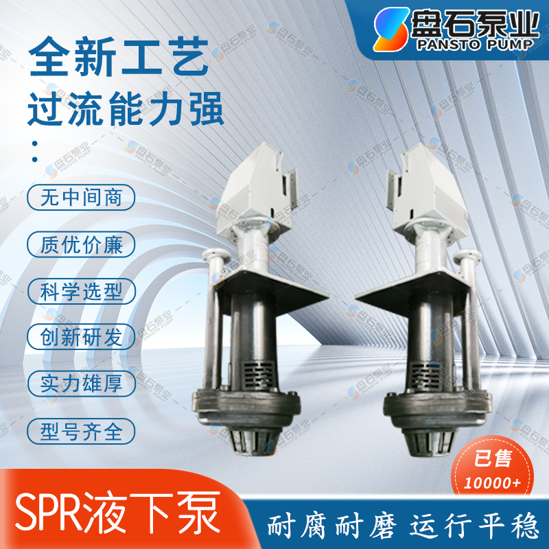 盘石泵业100RV-SPR型液下渣浆泵