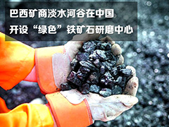 巴西矿商淡水河谷（Vale）在中国开设“绿色”铁矿石研磨中心
