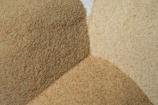 几种沙子的对比图
