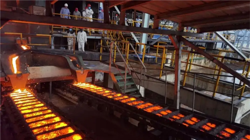 青岛印尼镍铁冶炼项目RKEF3号生产线成功点火