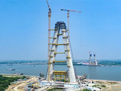 降本增效更环保！机制砂应用于塔高270米香​山大桥