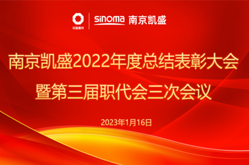 南京凯盛召开2022年度总结表彰大会暨第三届职代会三次会议