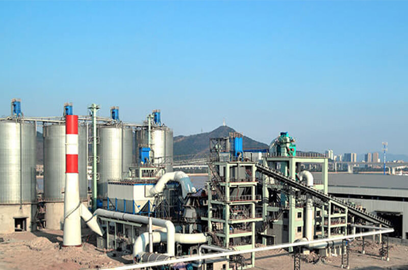 上海宝钢年产60万吨矿渣微粉生产线