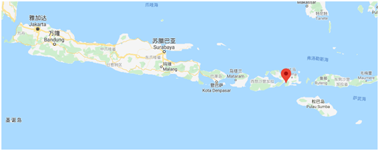 印度尼西亚新发现的昂托（Onto）金铜矿床所在位置印度尼西亚新发现的昂托（Onto）金铜矿床所在位置