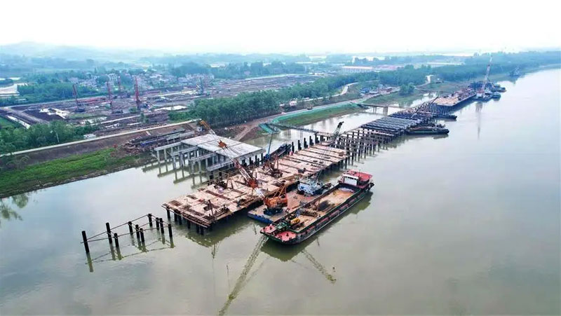 中电建年产4000万吨砂石长崃绿建码头项目
