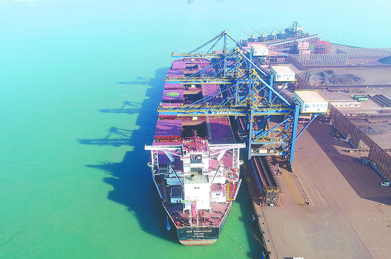河北港口集团两大矿石散货物流项目开工