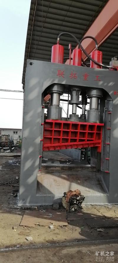 二手重型废钢龙门剪切机630吨配55kw电机32万江阴联拓生产