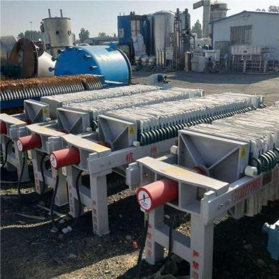 京津九成新1250型200平方洗砂污泥脱水用板框压滤机